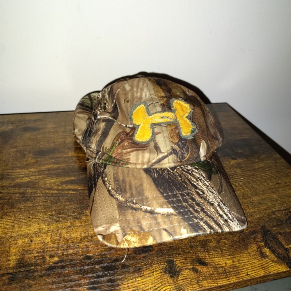 Under Armour Camouflage Cap with Yellow Logo